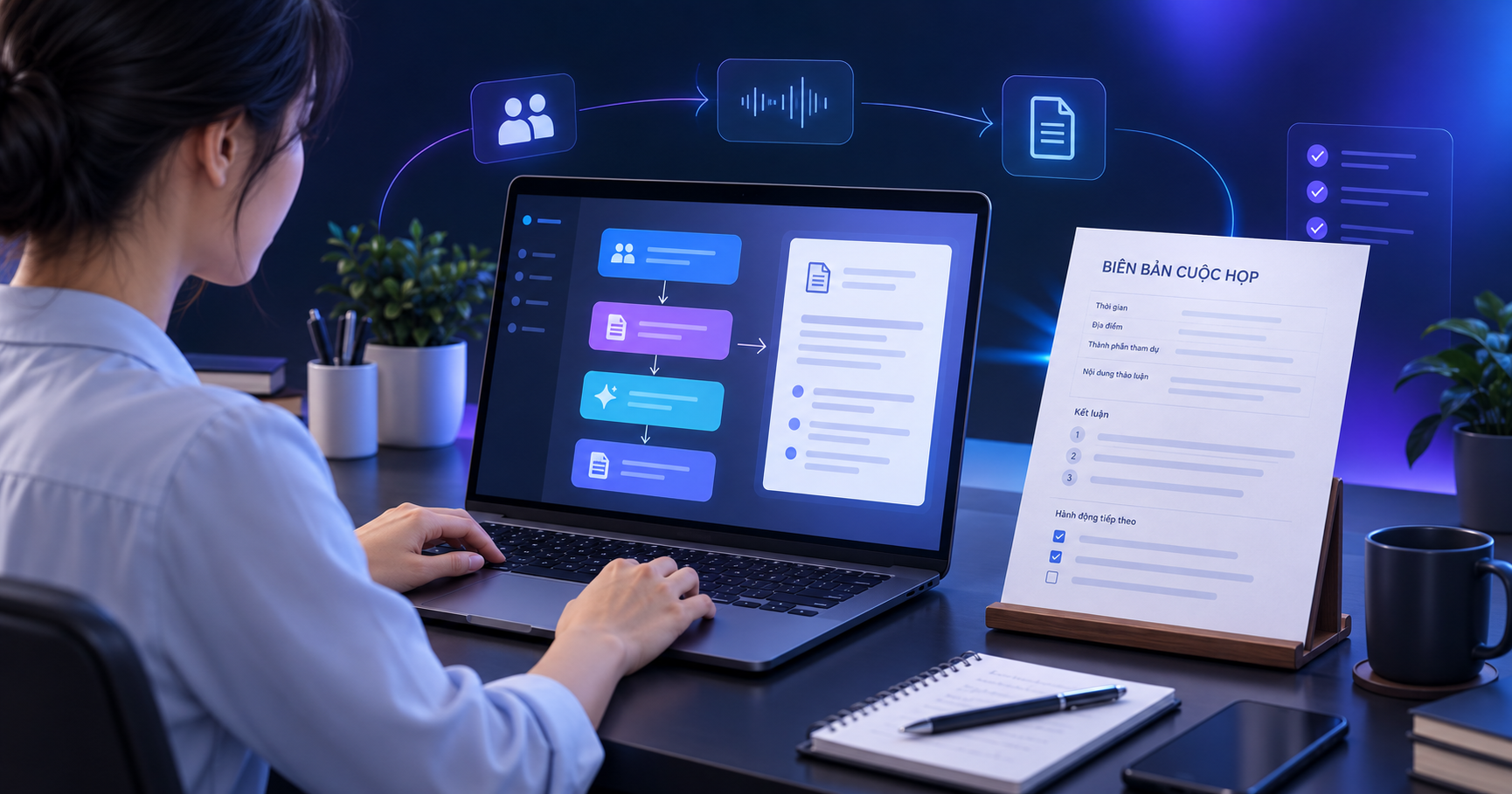 Tạo Skill AI soạn biên bản từ file mẫu